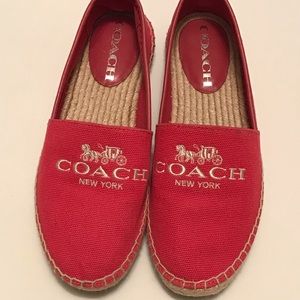 Coach flat shoes size 5B.  Good condition.